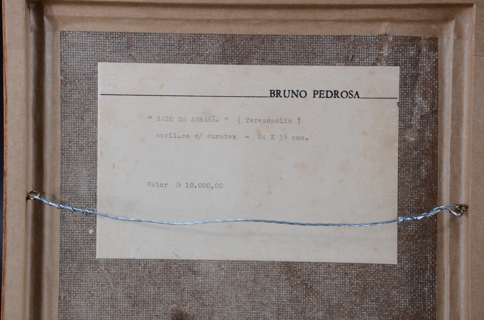 Bruno Pedrosa (1950), Seio de Abrahão - Teresopolis - foto 5 de 6