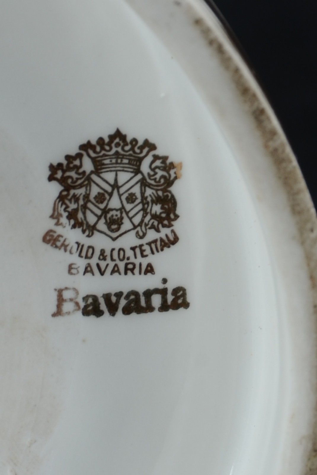 Base para abatjour de porcelana Bavaria decorada com quatro figuras... - foto 6 de 6