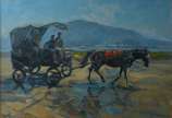 Thiago Castro (1984), Urca - Óleo sobre eucatex.