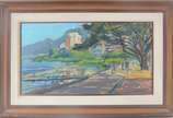 Thiago Castro (1984), Paisagem - Óleo sobre eucatex.