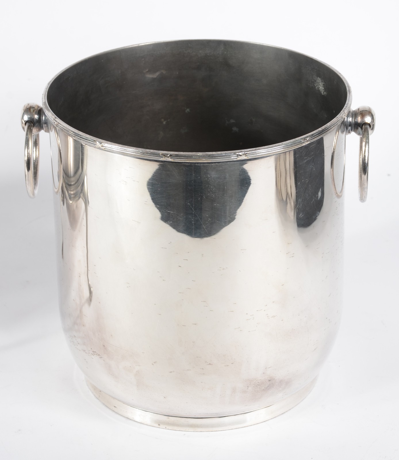 Duas peças de metal prateado, sendo: wine cooler Fracalanza e... - foto 2 de 9