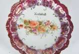 Conjunto com 7 pratos diversos de porcelana dec... - Conjunto com 7 pratos diversos de porcelana decorativa.
