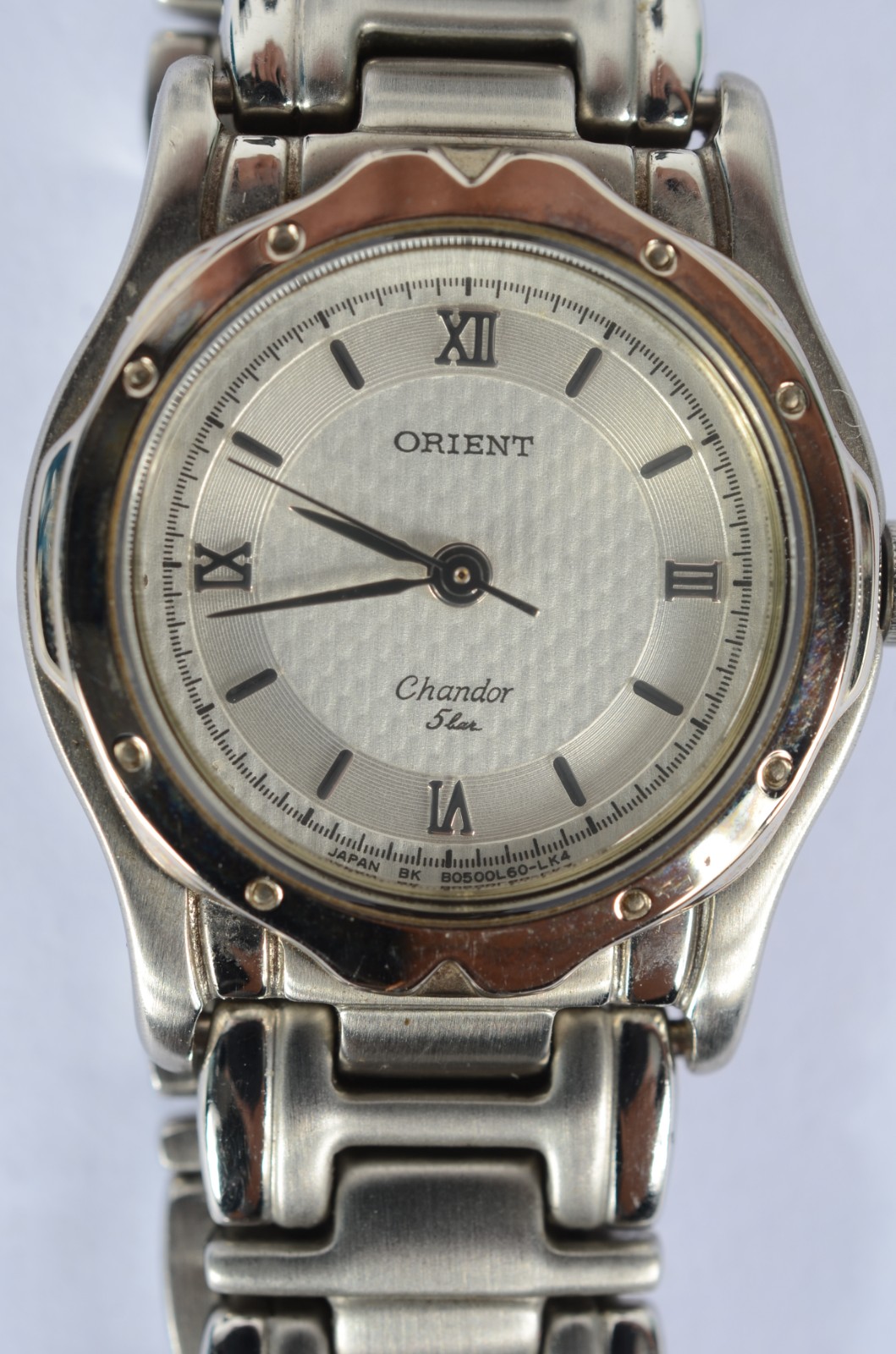 Relógio feminino, marca japonesa Orient, modelo chandor, aço polido e... - foto 3 de 5