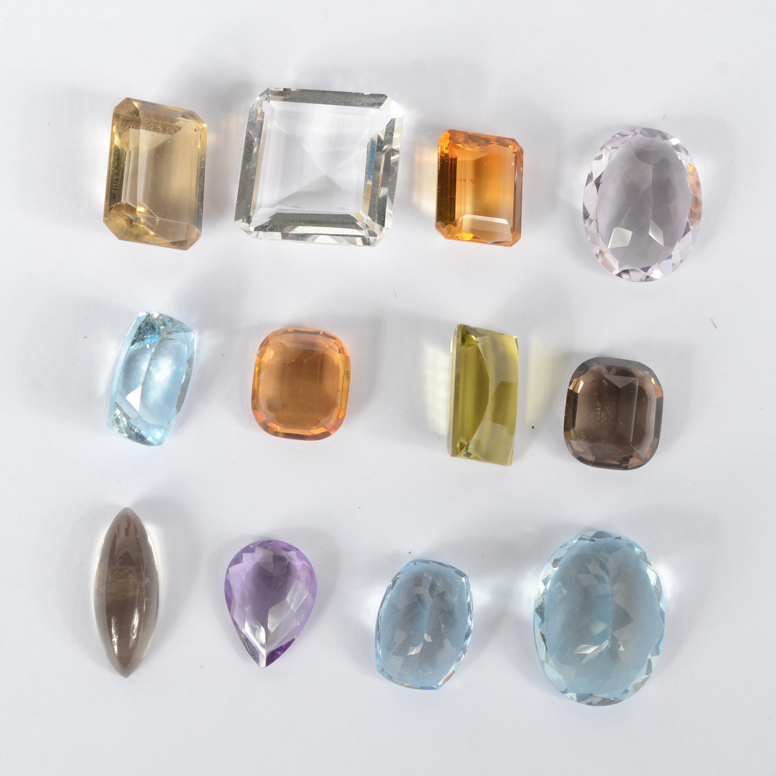 Conjunto com 12 pedras semi preciosas brasileiras. - foto 1 de 2