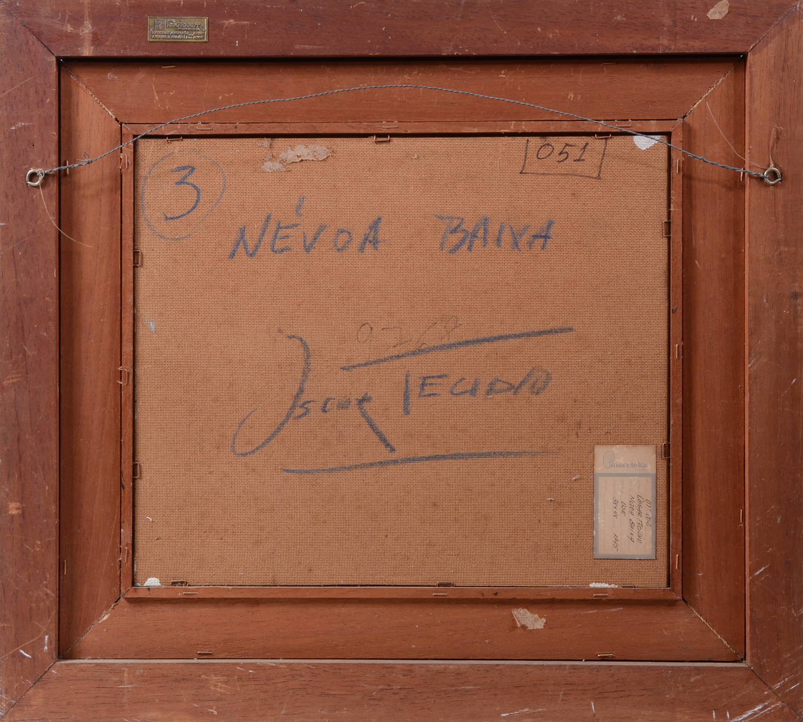 Oscar Tecídio (1926-1995), Nevoa Baixa - foto 4 de 4
