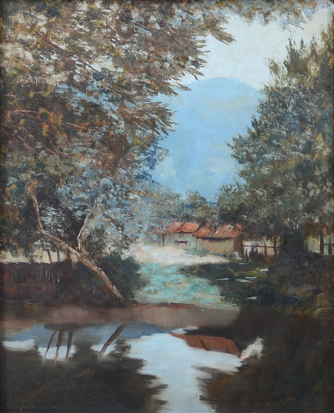 Óleo sobre eucatex. - foto 1 de 4