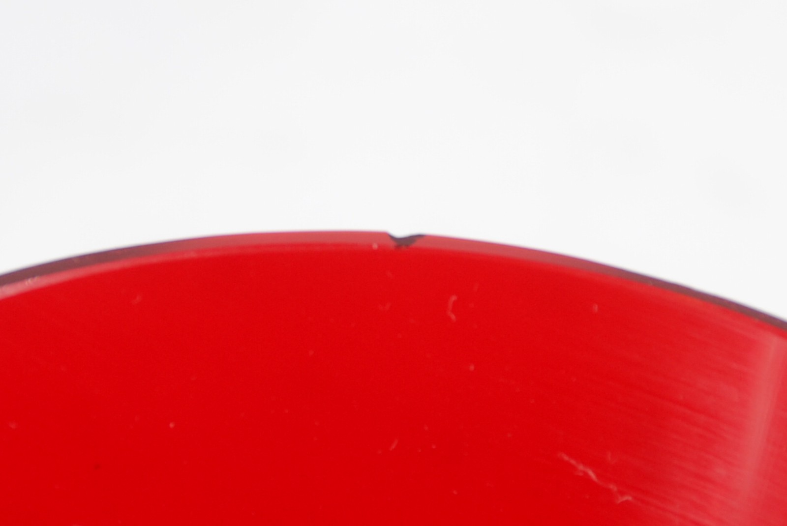 Serviço de copos de vidro vermelho, composto de: 9 taças para... - foto 4 de 9