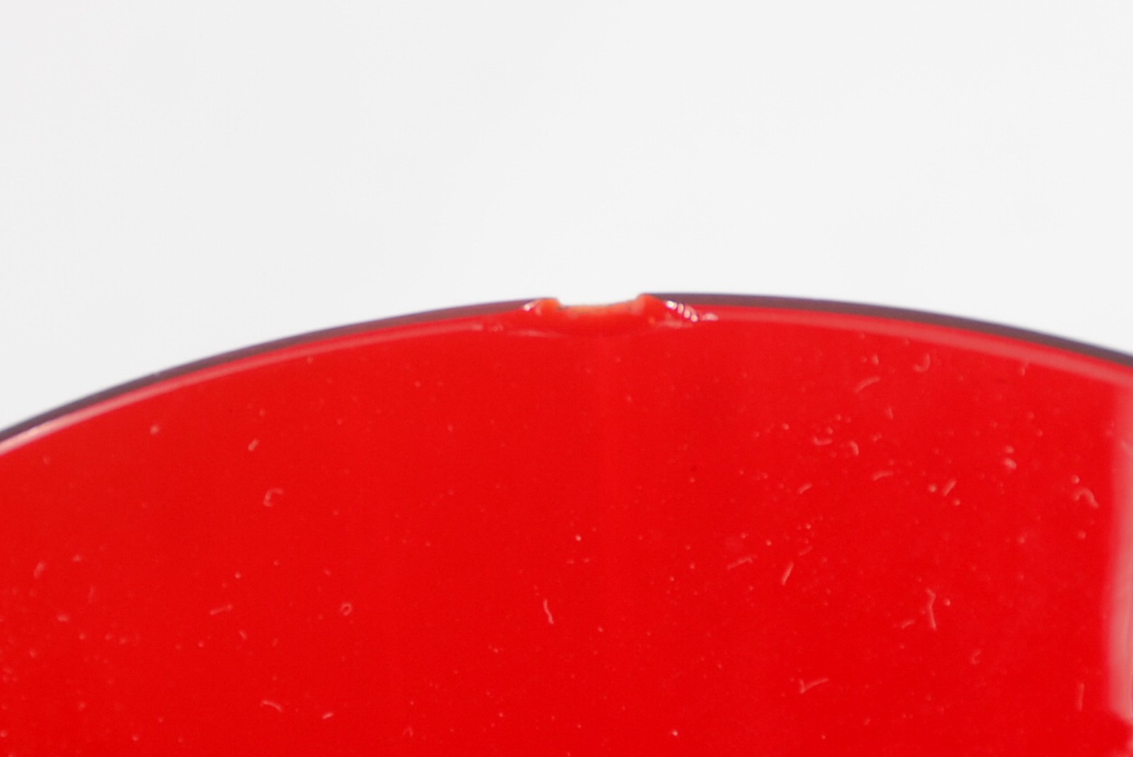 Serviço de copos de vidro vermelho, composto de: 9 taças para... - foto 5 de 9