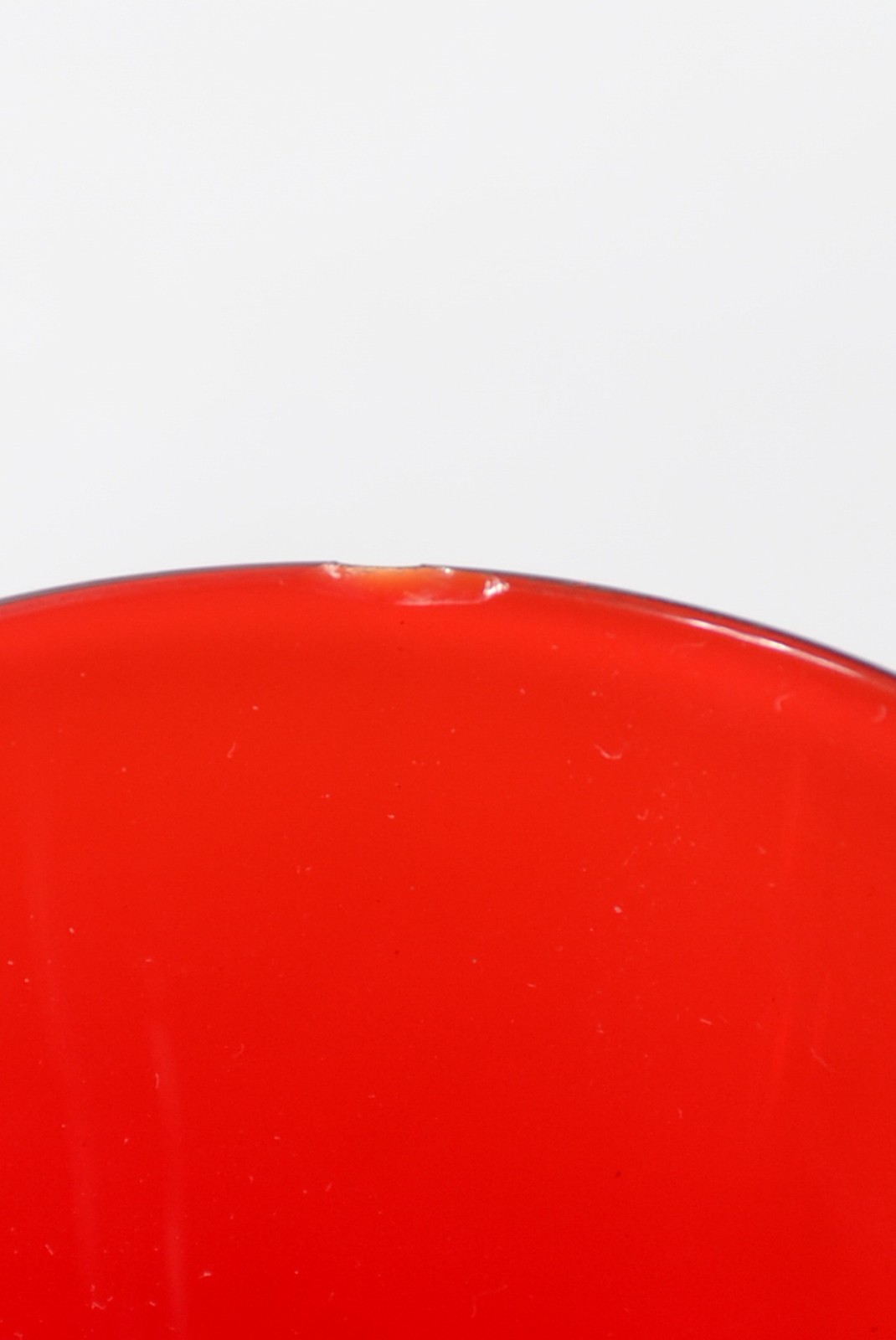 Serviço de copos de vidro vermelho, composto de: 9 taças para... - foto 6 de 9