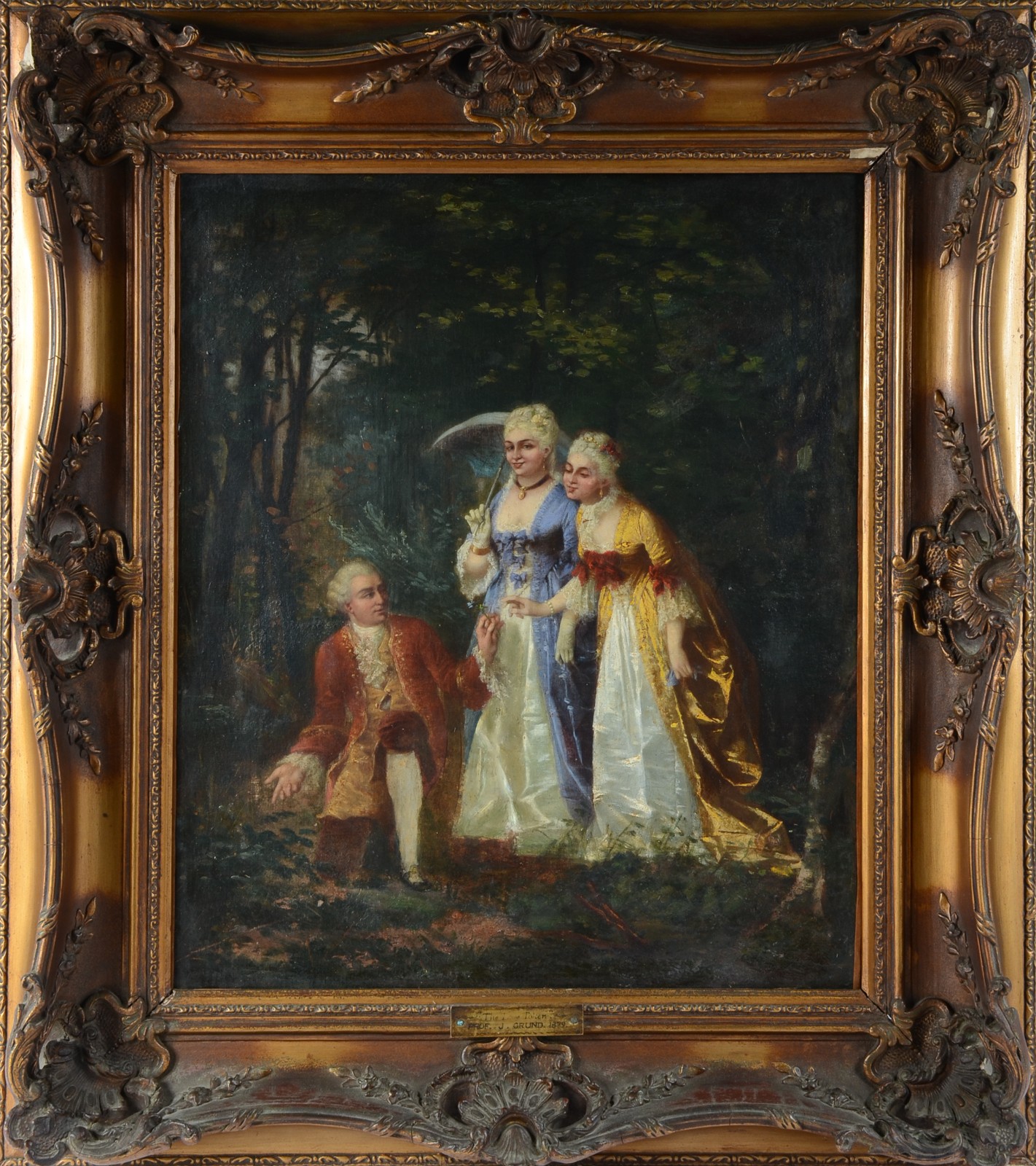 Johann Grund (1808-1887), The love token - foto 2 de 5