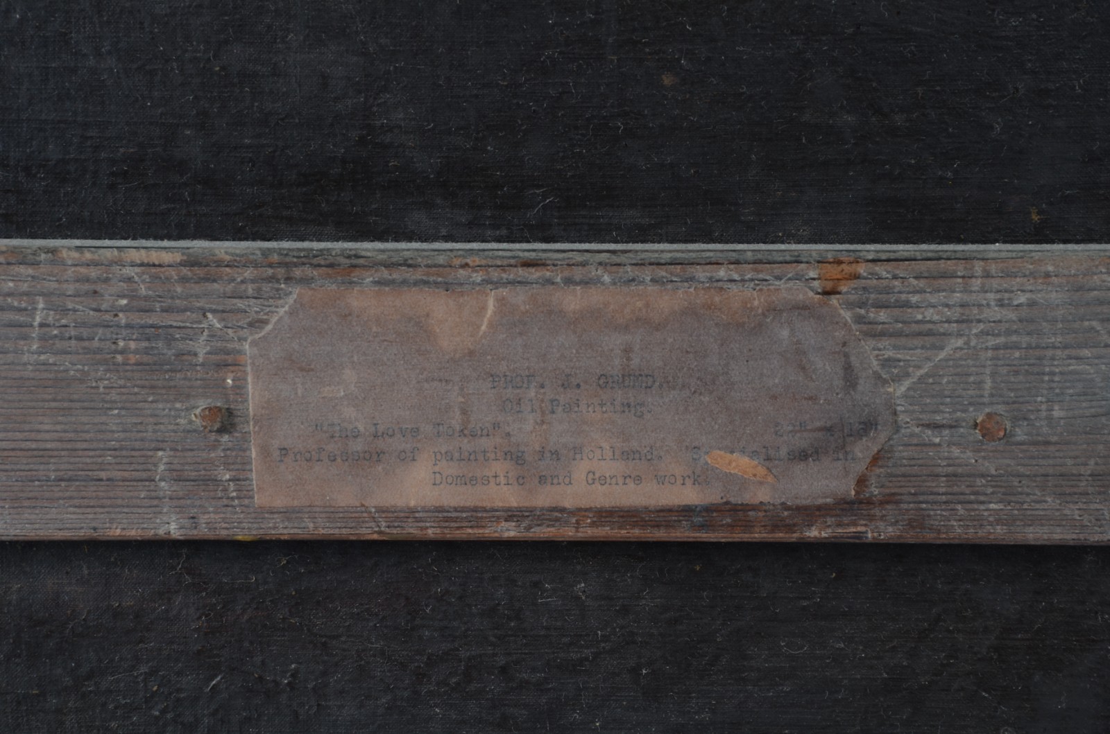 Johann Grund (1808-1887), The love token - foto 5 de 5