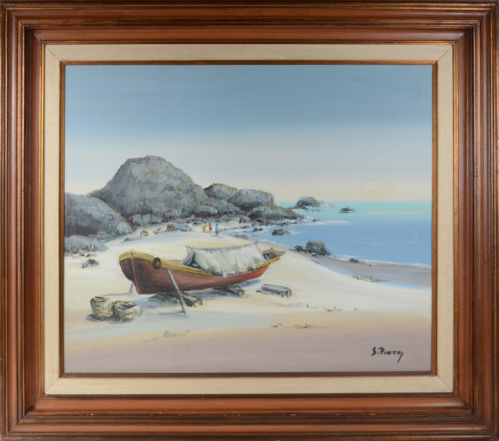 Sylvio Pinto (1918-1997), Barco na Praia - foto 2 de 5