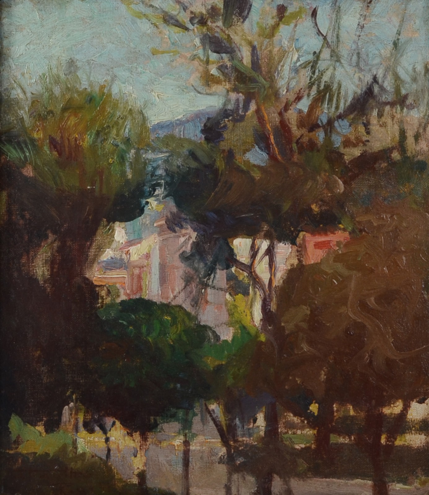 João Timóteo da Costa (1879-1932), Paisagem com árvores - foto 1 de 5