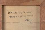 ORLANDO BRITO (1920/1981), Obras do Metrô - Pra... - Óleo sobre tela. Datado 1981.