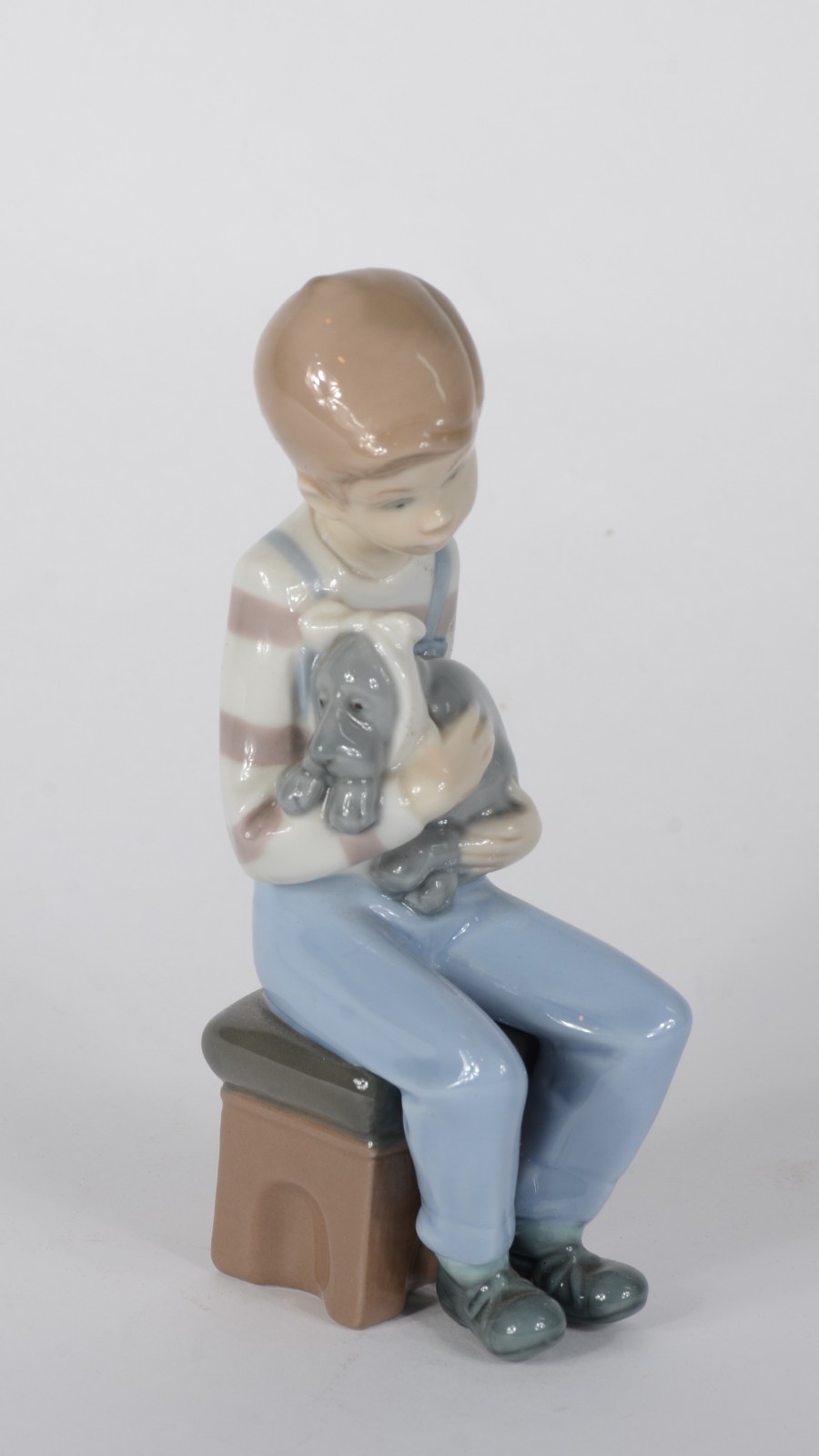 Escultura de porcelana espanhola "NAO" policromada representando... - foto 1 de 7