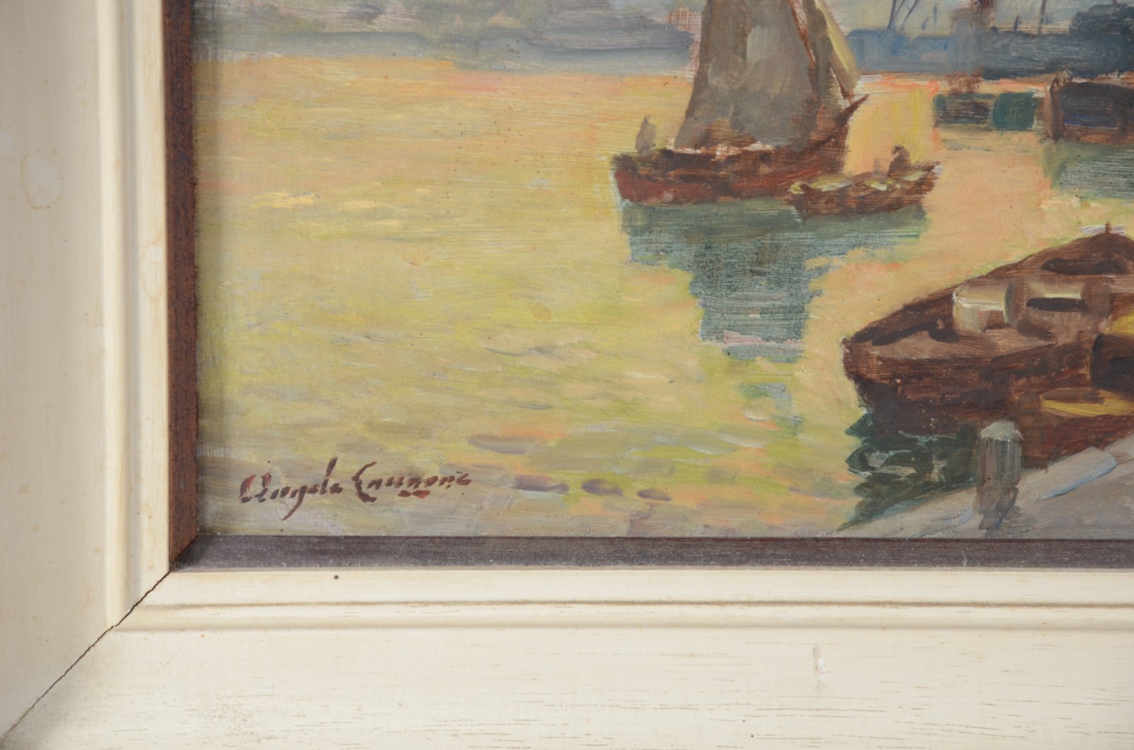 Angelo Cannone (1899-1992), No Porto de Nápoles - foto 3 de 5