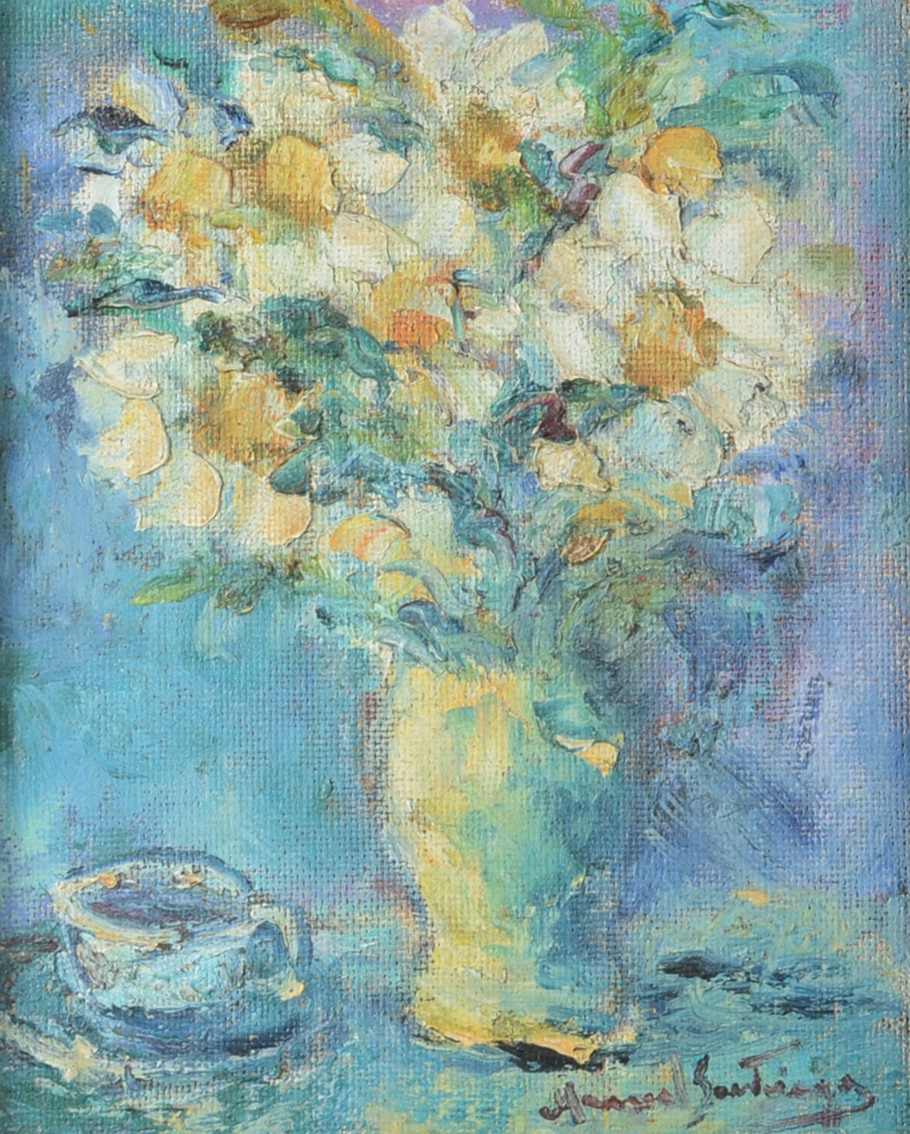 Manoel Santiago (1897-1987), Vaso de Flores - foto 1 de 5
