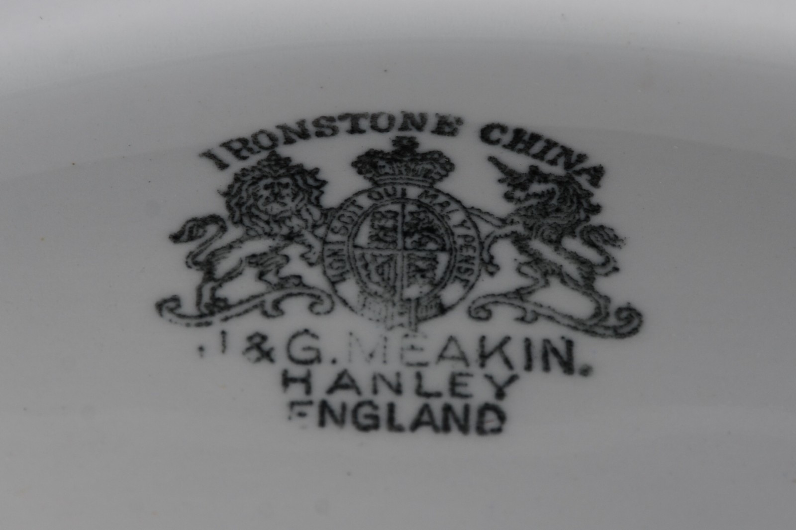 Sopeira e legumeira de faiança inglesa branca, J & G Meakin, Hanley... - foto 7 de 7