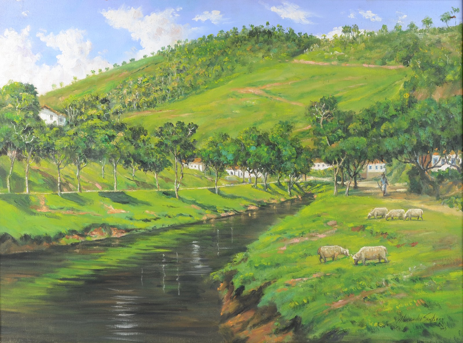 PAISAGEM. (Baseada na obra de Batista da Costa). - foto 1 de 7