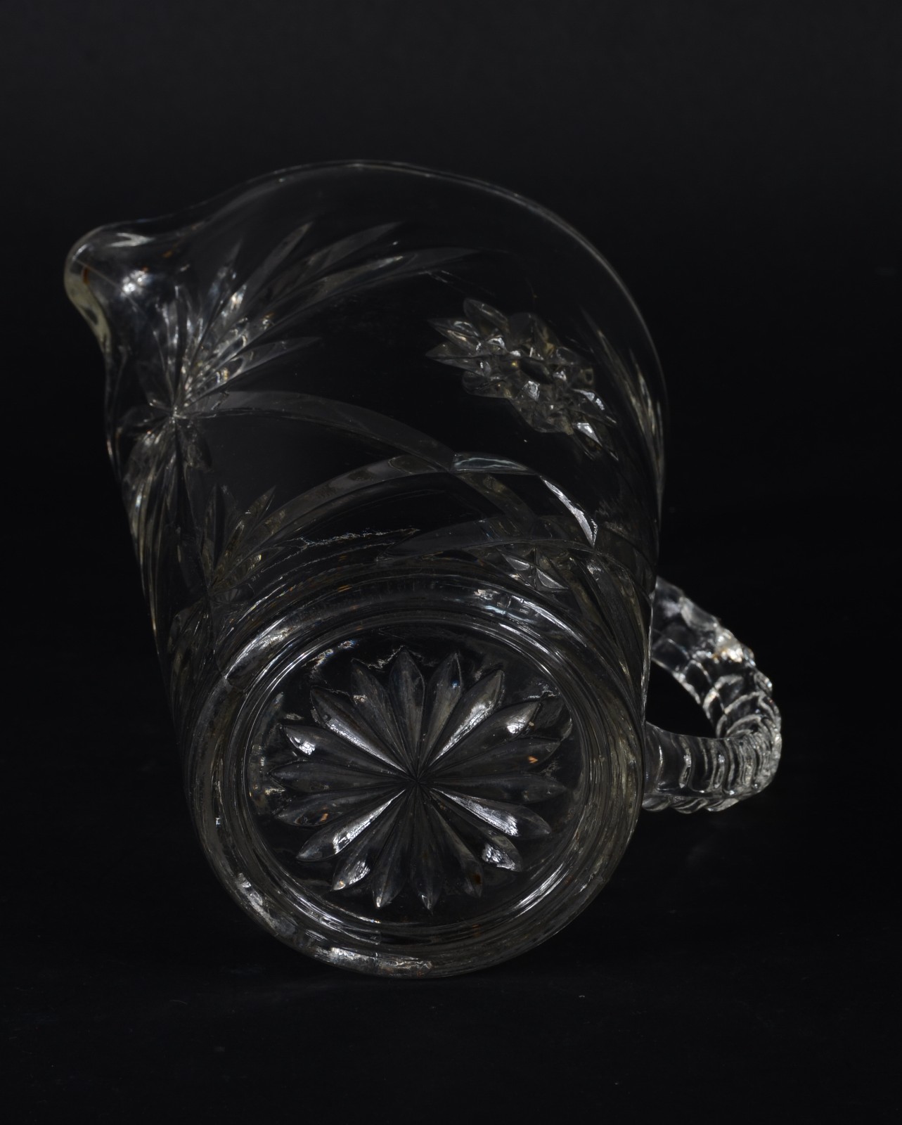 Jarra para água de cristal prensado. - foto 4 de 5