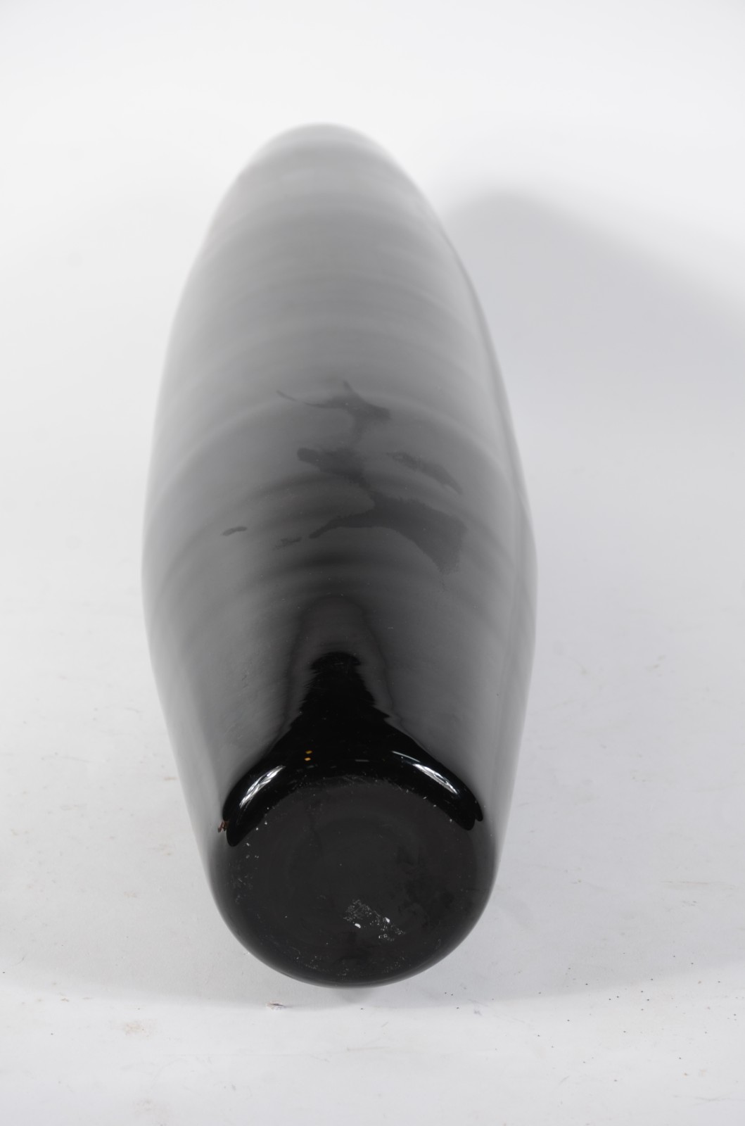 Grande vaso de vidro preto decorativo. - foto 5 de 5