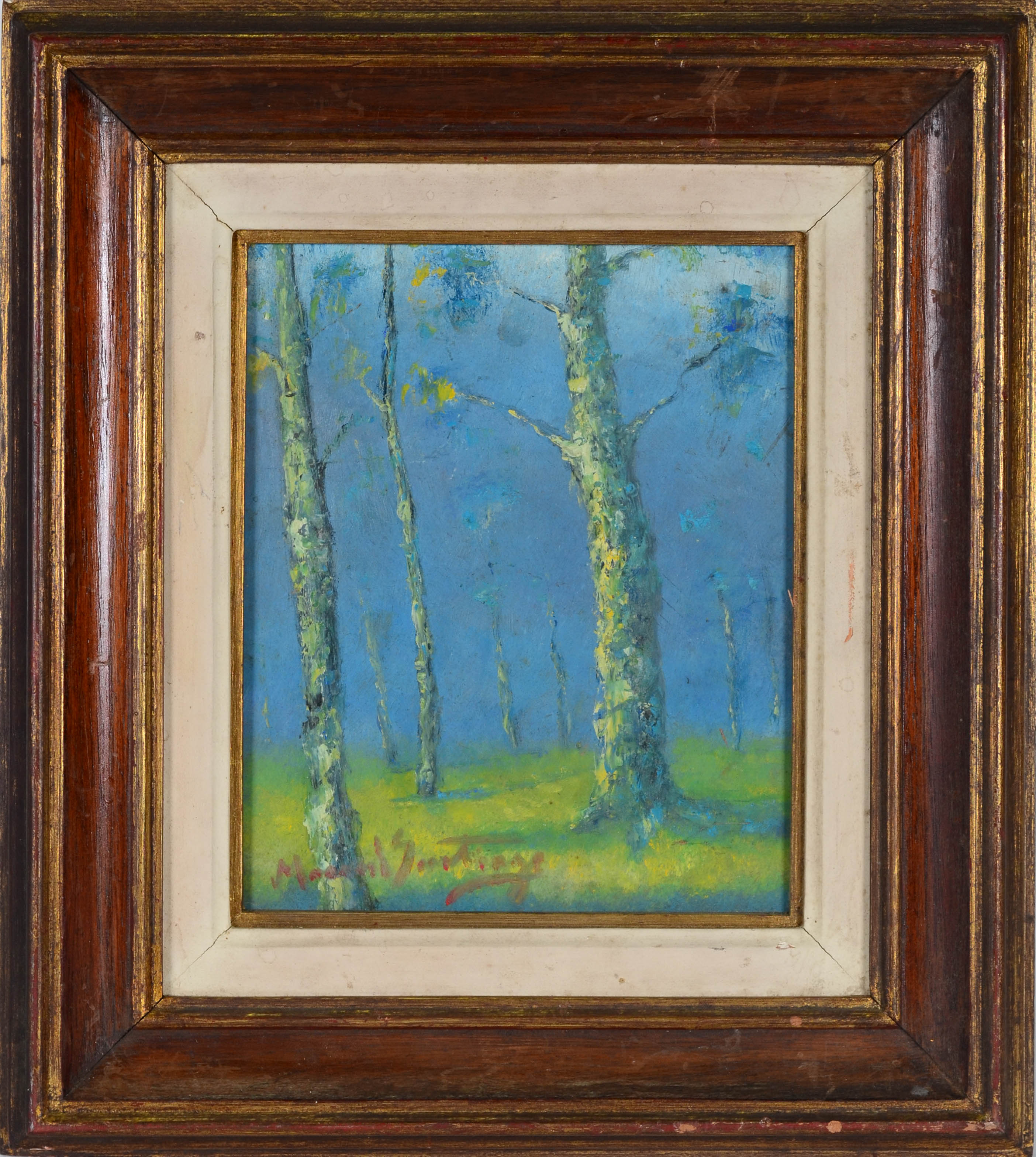 Manoel Santiago (1897-1987), Paisagem com árvores - foto 1 de 3