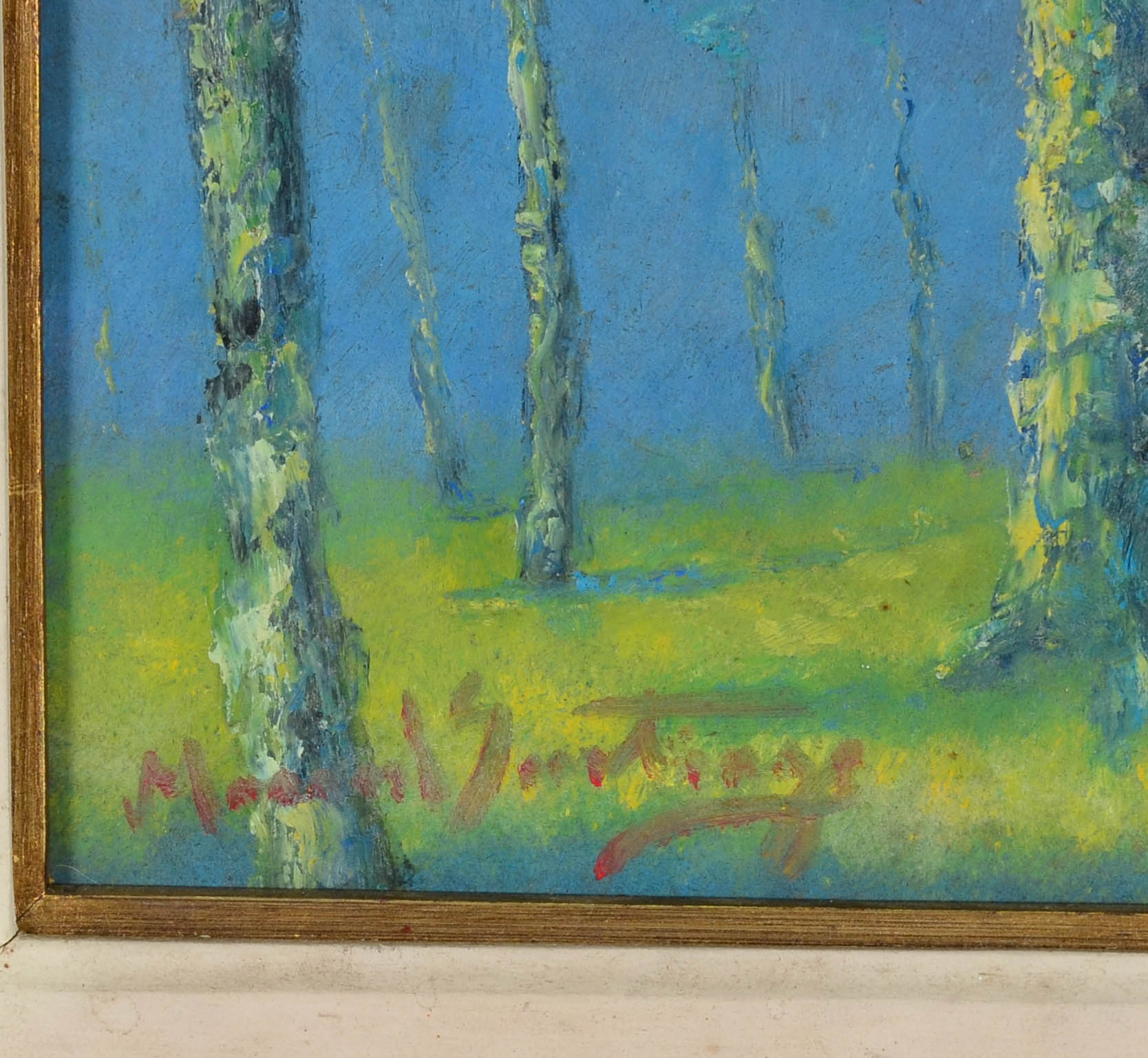 Manoel Santiago (1897-1987), Paisagem com árvores - foto 2 de 3
