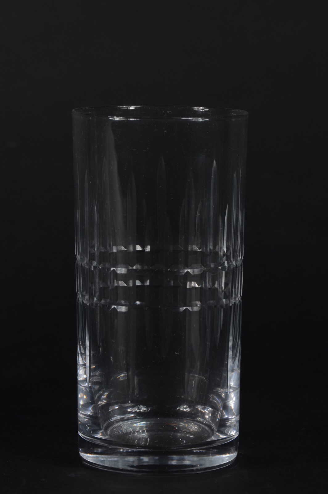 Conjunto com 6 copos longos de cristal europeu lapidado - foto 2 de 2