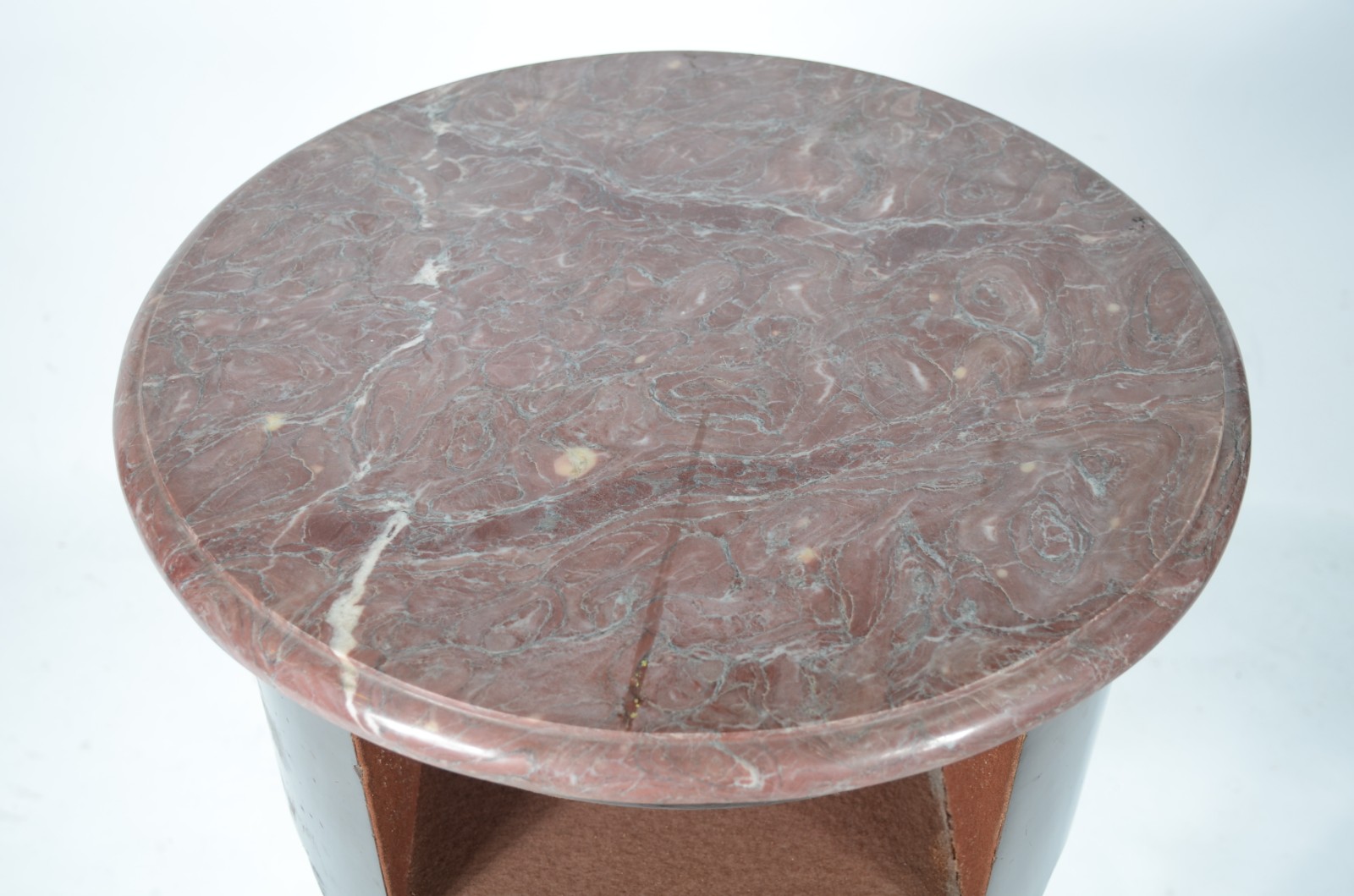 Mesa coluna de madeira nobre, estilo chipendale, tampo de mármore... - foto 4 de 7
