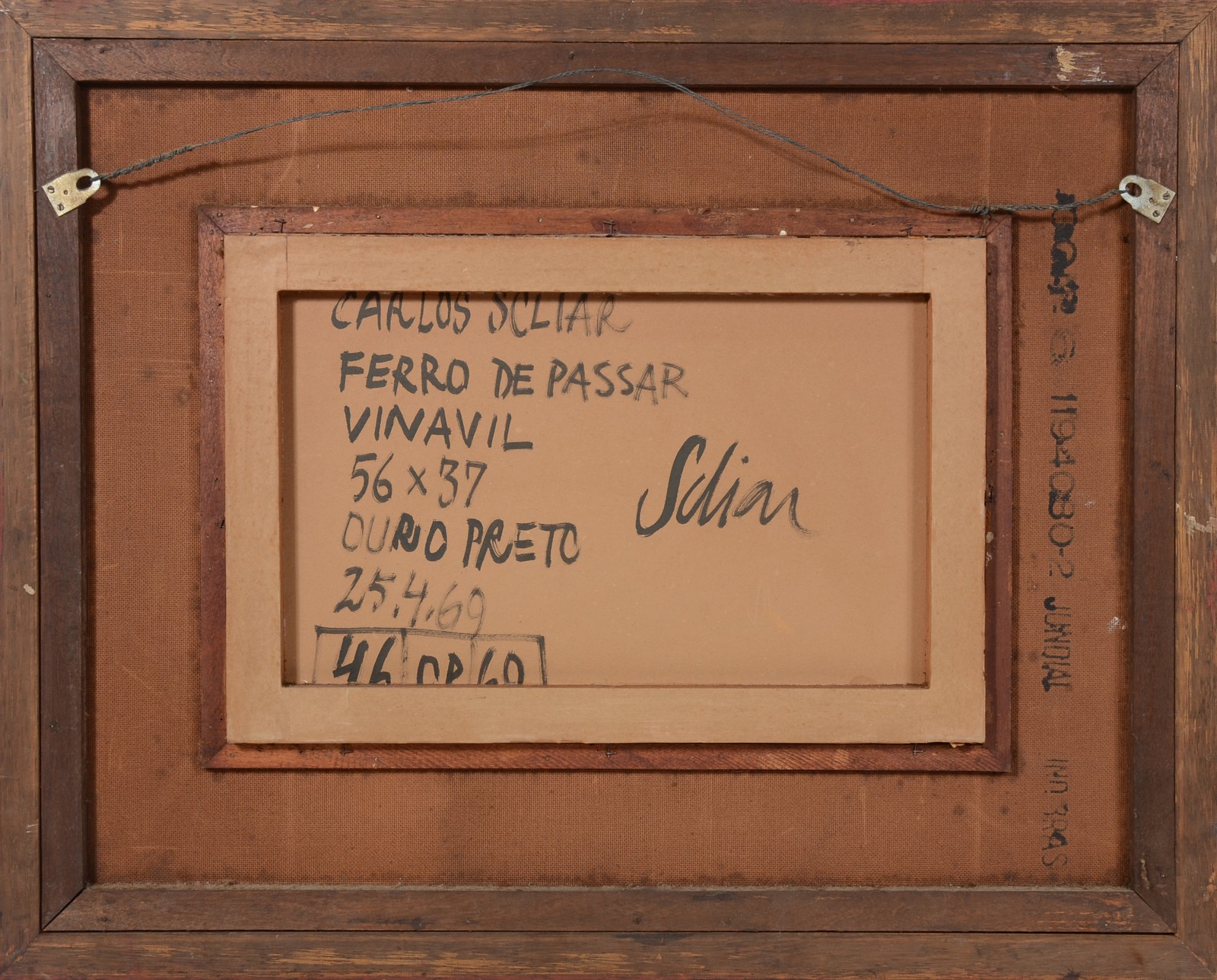 Carlos Scliar (1920-2001), Ferro de Passar. - foto 4 de 4