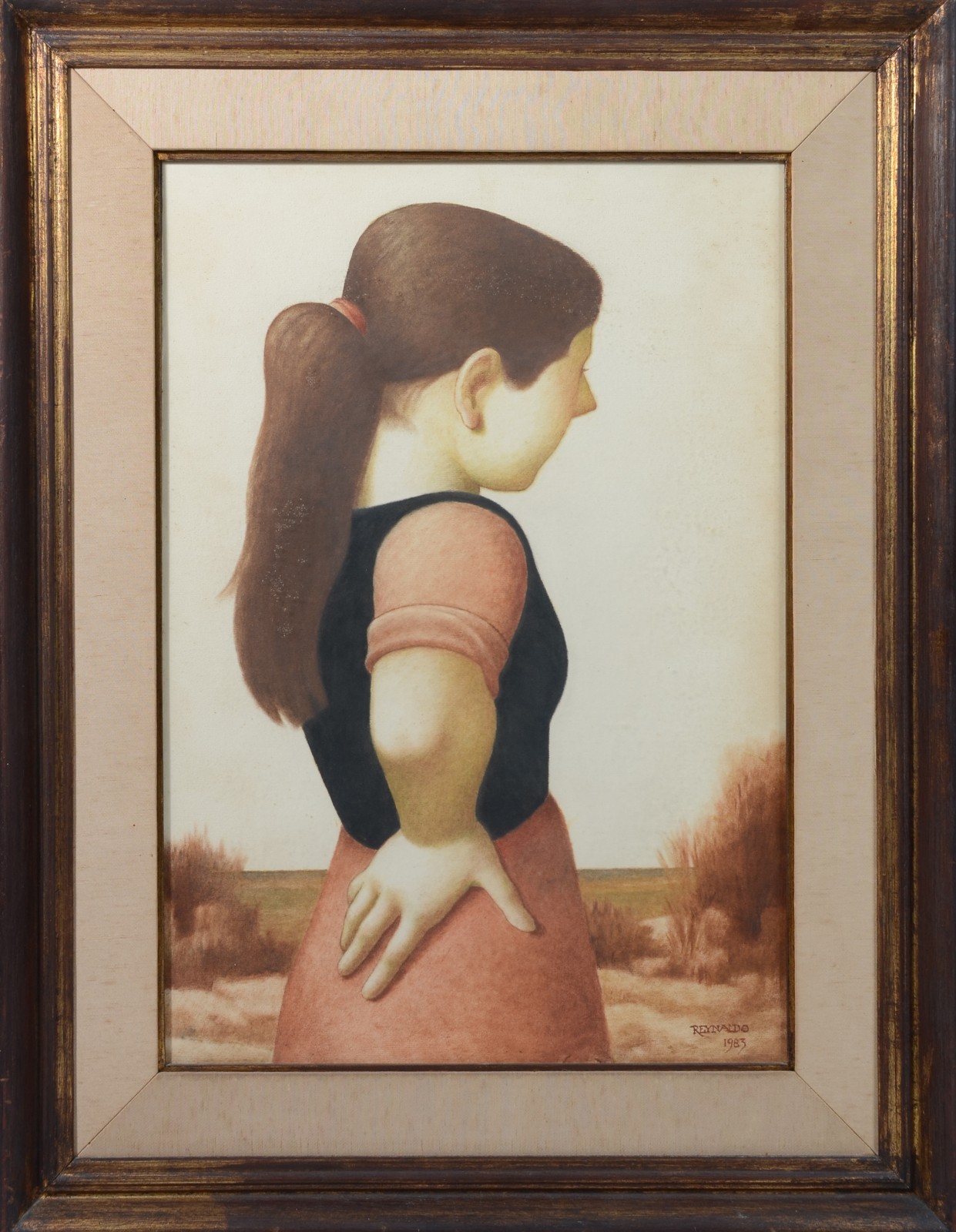 Reynaldo Fonseca (1925-2019), Menina e paisagem - foto 2 de 5