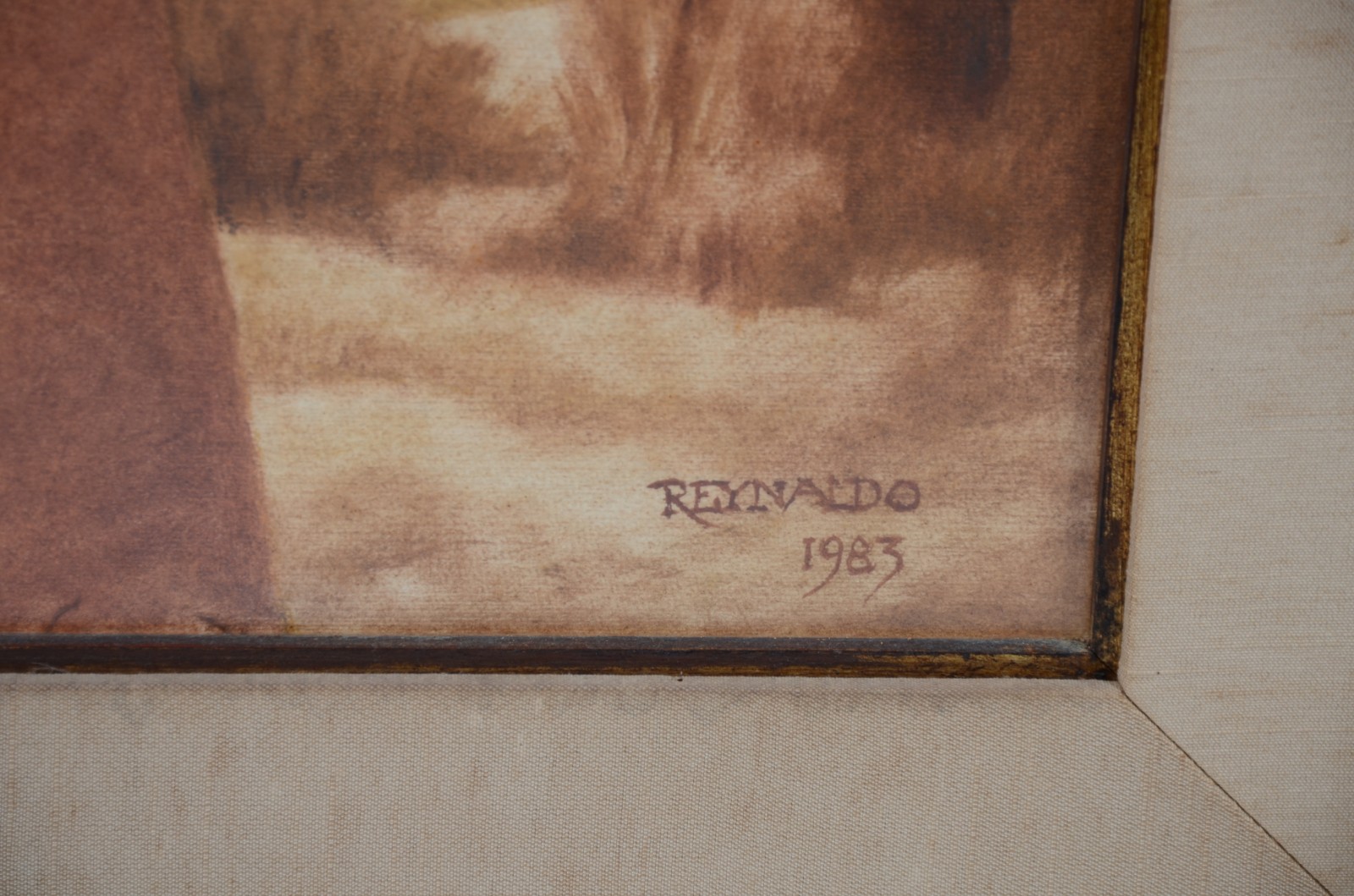 Reynaldo Fonseca (1925-2019), Menina e paisagem - foto 3 de 5