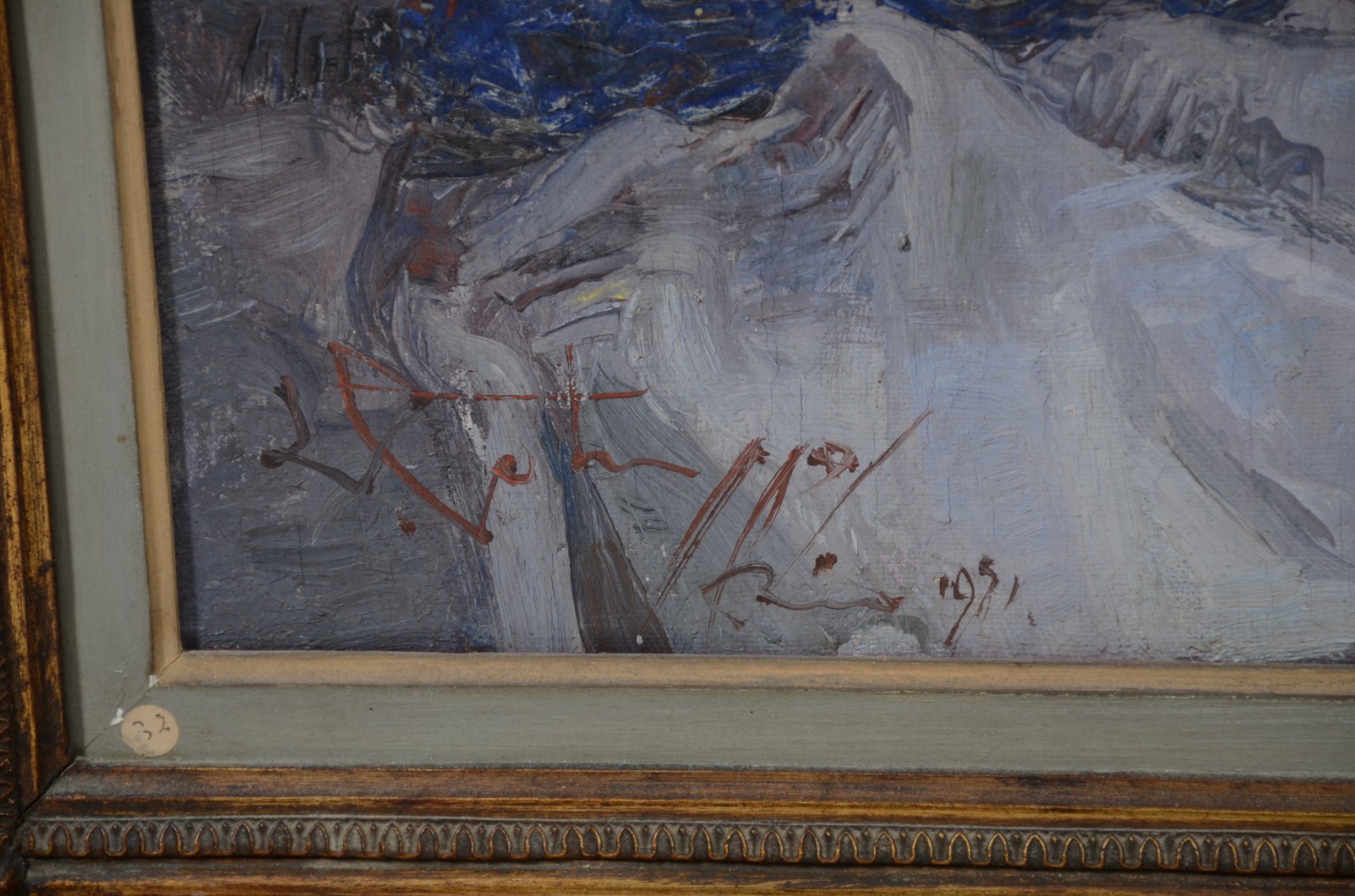 Leopoldo Gotuzzo (1887-1983), DELPHINIUM - foto 3 de 4