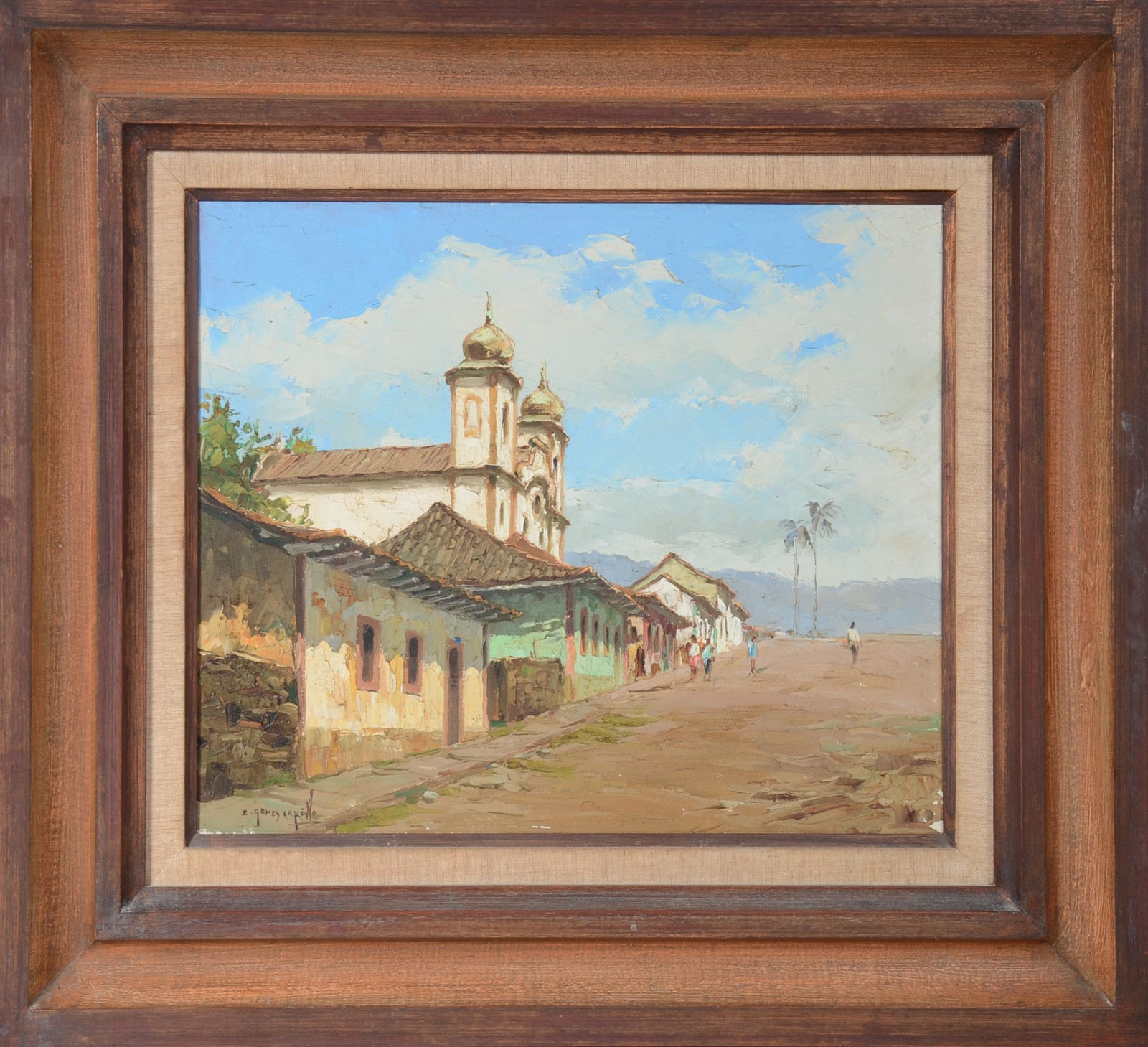 Edy Gomes Carôllo (1925-2000), Ouro Preto - Igreja Santa  Efigênia - foto 2 de 5