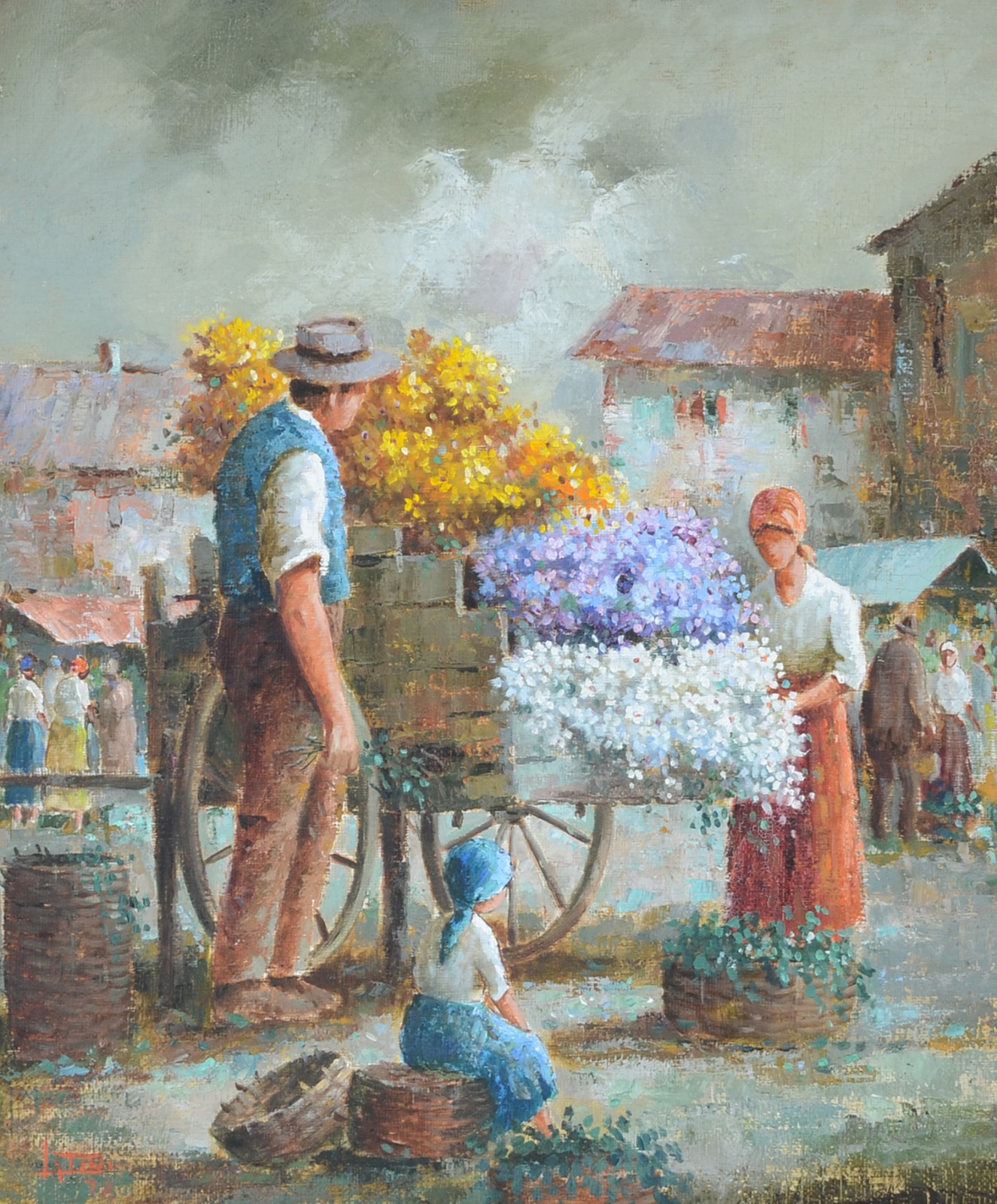 Anelio Latini (1926-1986), Vendedor de Flores - foto 1 de 4