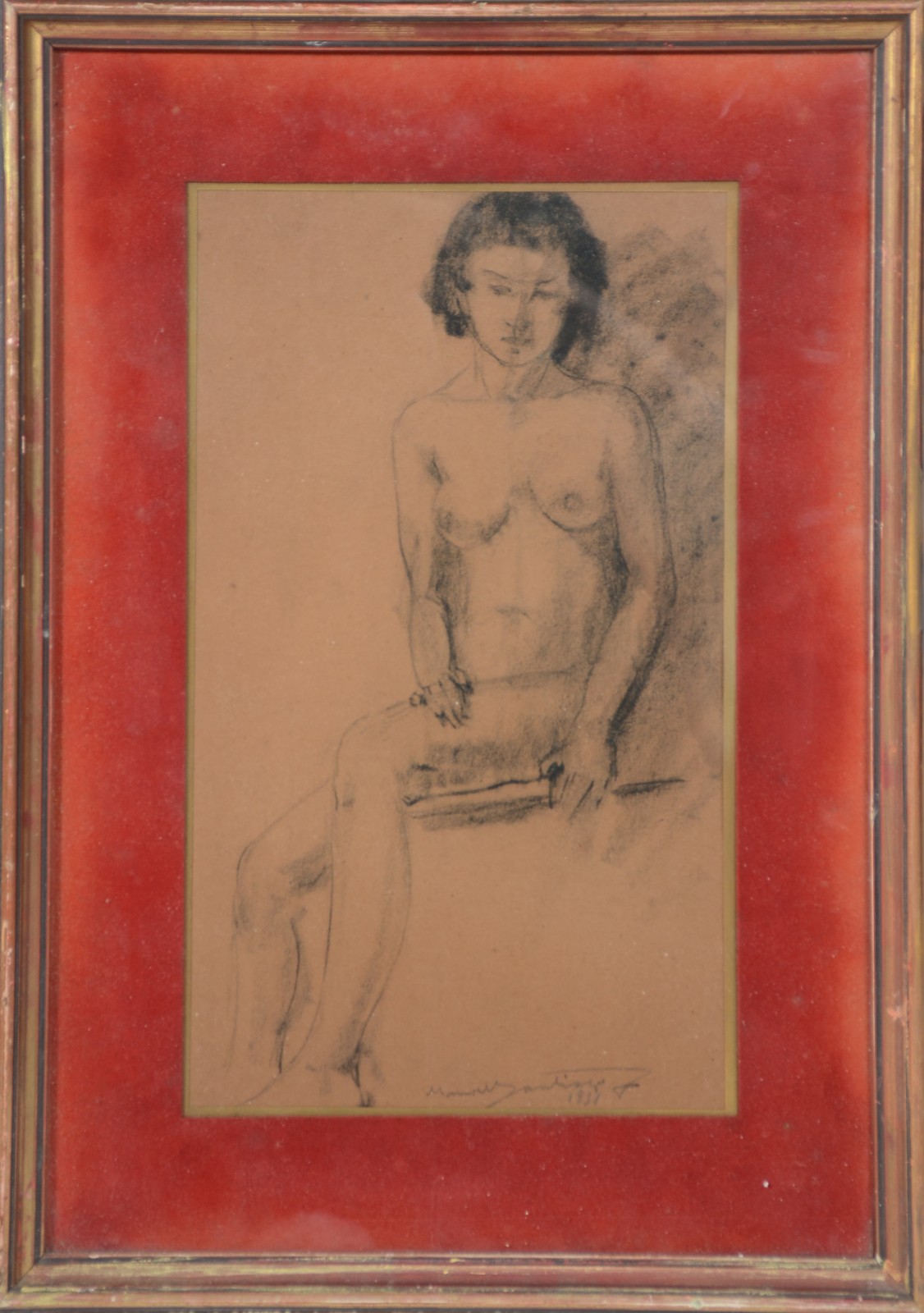 Manoel Santiago (1897-1987), Nu feminino - foto 2 de 4
