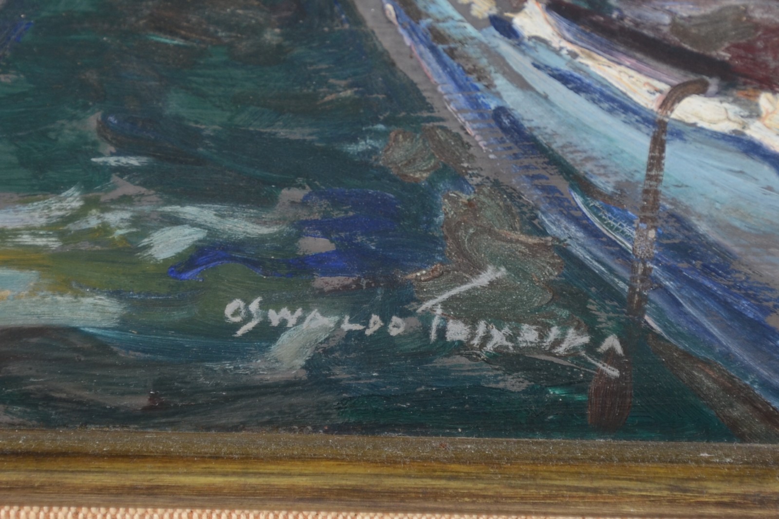 Oswaldo Teixeira (1905-1974), Figuras com barcos - foto 3 de 4