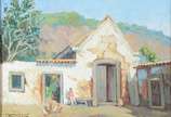 Armando Vianna (1897-1992), Paisagem de Niterói - Óleo sobre tela, datado 1945.