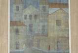 Vicente, Igreja e Casario - Óleo sobre tela.