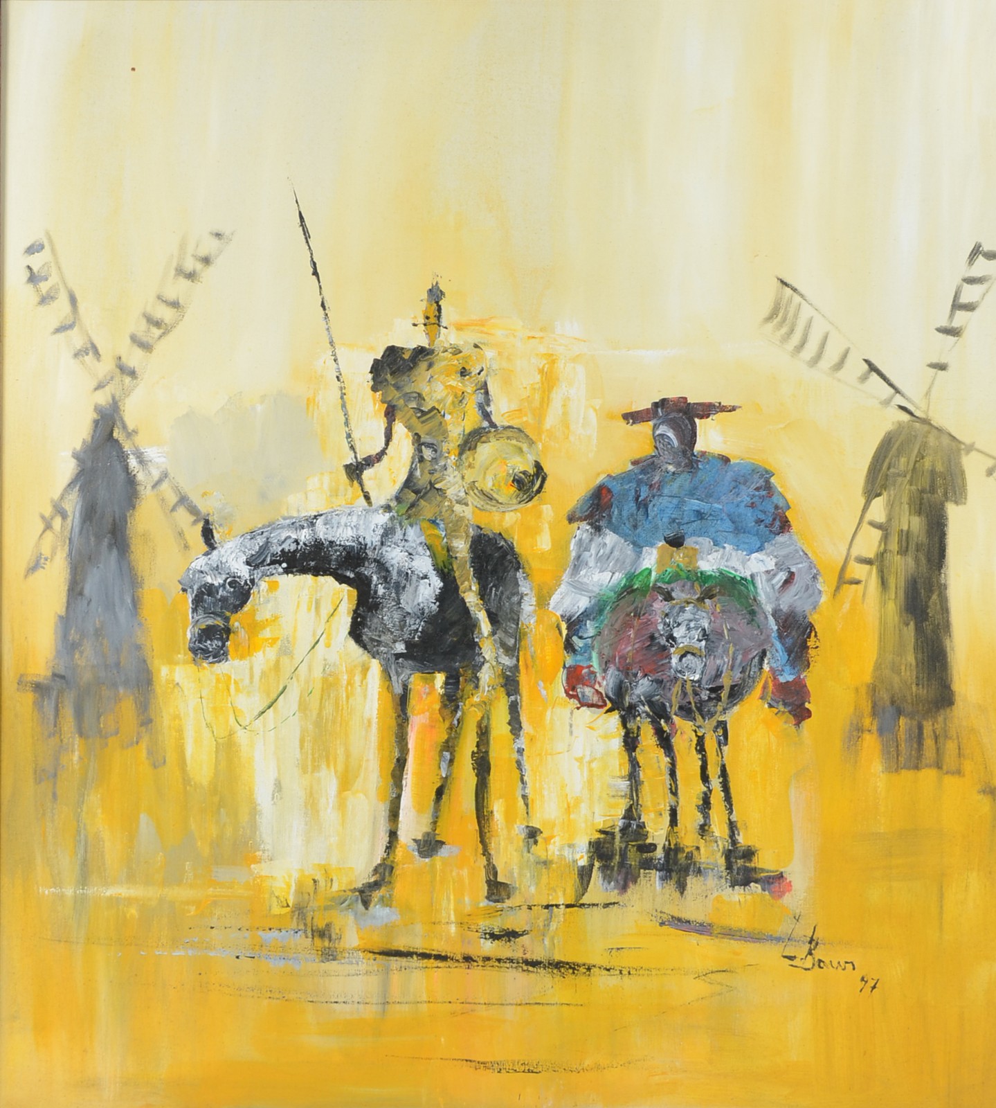 Dom Quixote e Sancho Pança - foto 1 de 4
