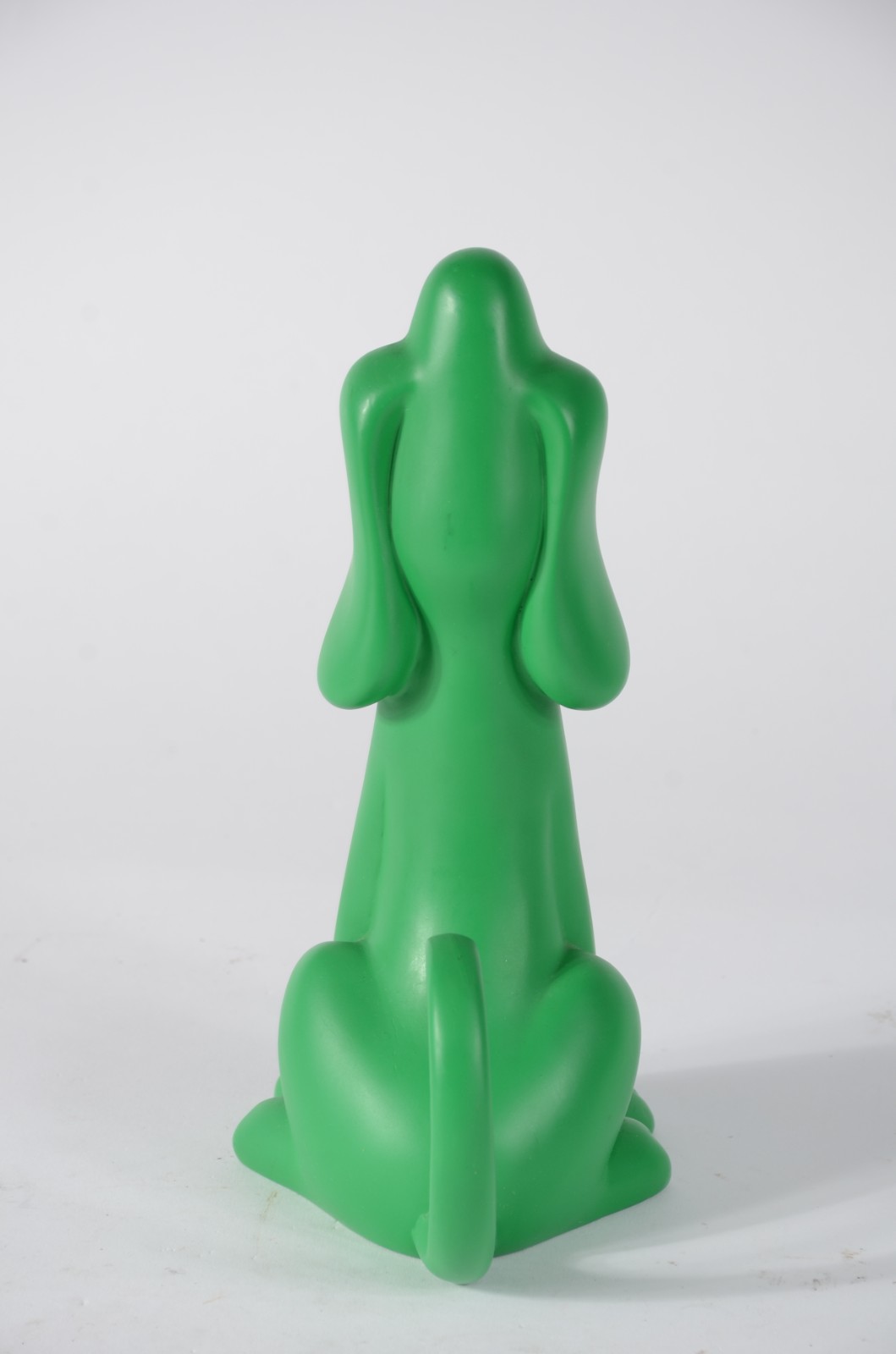 Escultura de gesso, formato de cão. - foto 6 de 8