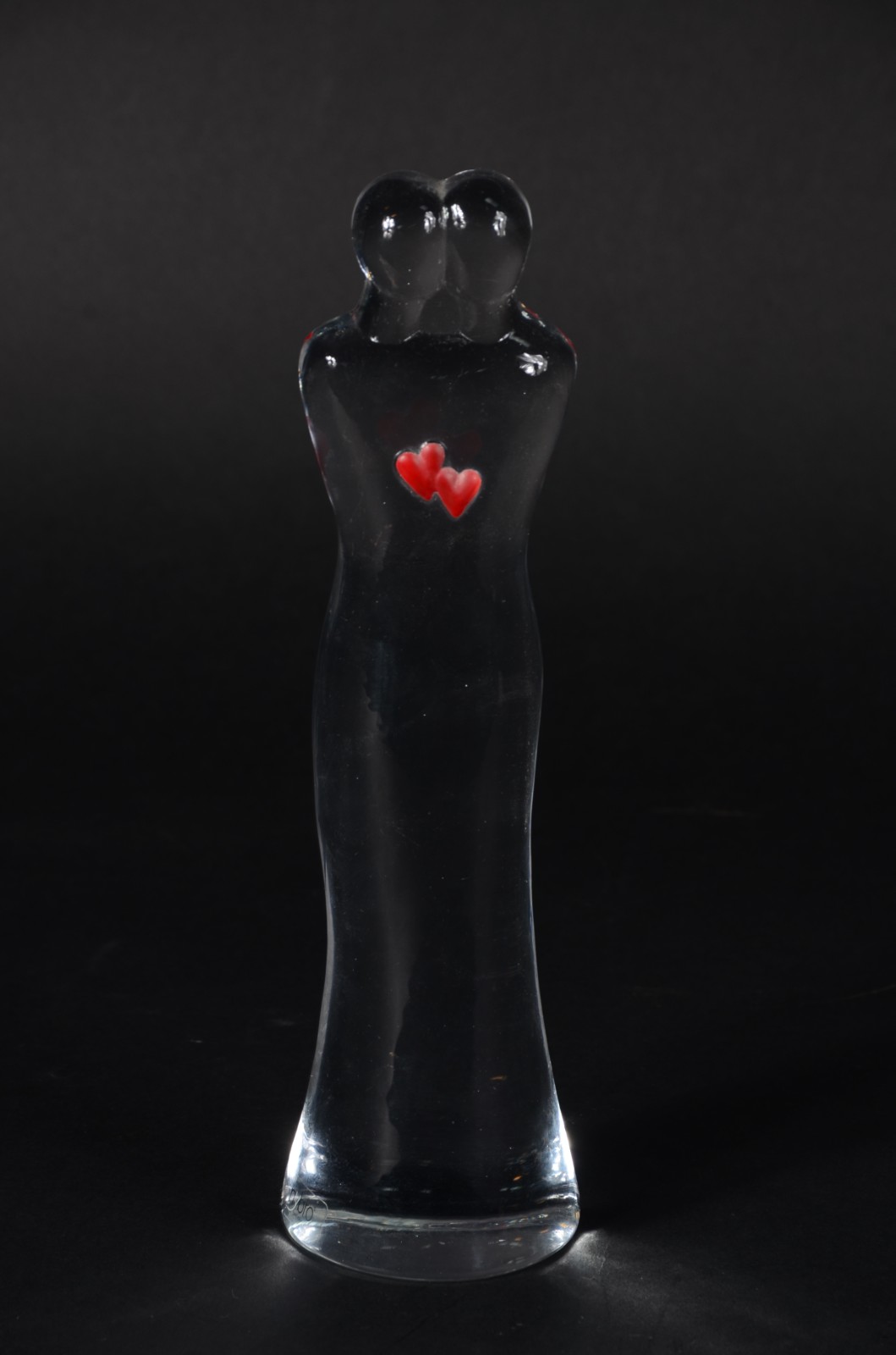 Escultura de vidro, forma de casal. - foto 1 de 6