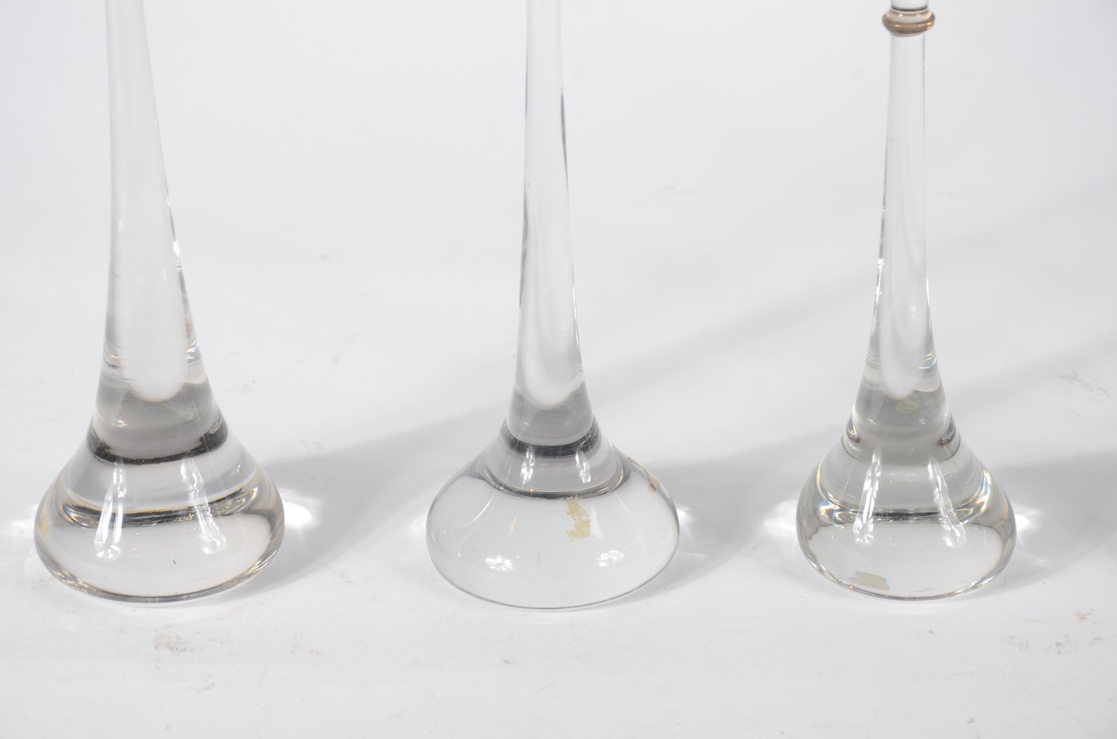 Cinco peças em demi cristal com detalhes na cor ametista, sendo 4... - foto 5 de 6
