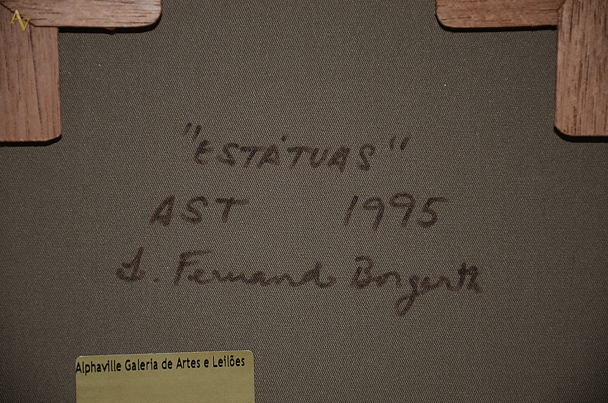 BORGERTH - Estátuas - ost - 30 x 30 - 1995 - foto 3 de 3