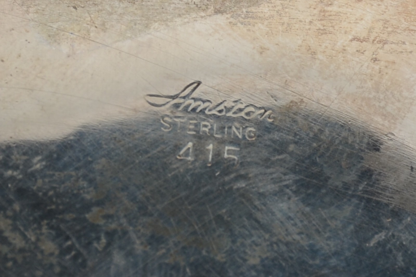 Par de pimenteiros de mesa de prata Sterling, interior com vidro azul... - foto 6 de 8