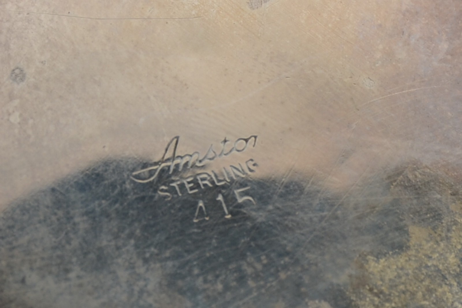 Par de pimenteiros de mesa de prata Sterling, interior com vidro azul... - foto 7 de 8