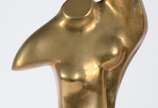 Bruno Giorgi (1905-1993), Torso Feminino - Escultura de bronze, base de mármore. Altura total 60 cm.