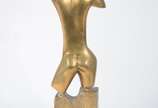 Bruno Giorgi (1905-1993), Torso Feminino - Escultura de bronze, base de mármore. Altura total 60 cm.