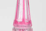 Garrafa de cristal frances doublé  rubi lapidad... - Garrafa de cristal frances doublé  rubi lapidado com tampa original 