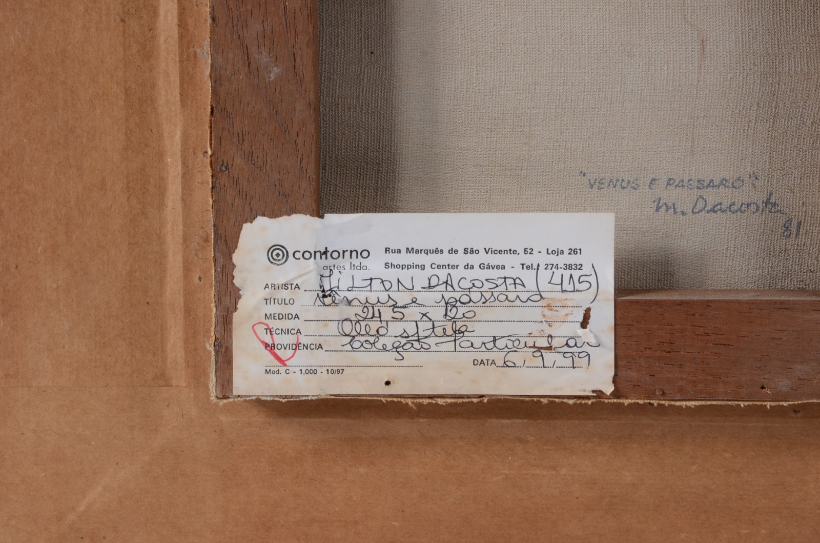 Milton Dacosta (1915-1988), Vênus e pássaro - foto 5 de 6